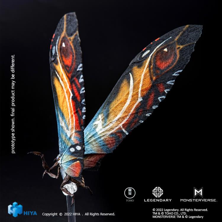 HIYA TOYS《哥吉拉II：怪獸之王》摩斯拉 14吋可動玩具 展翅長達36公分！
