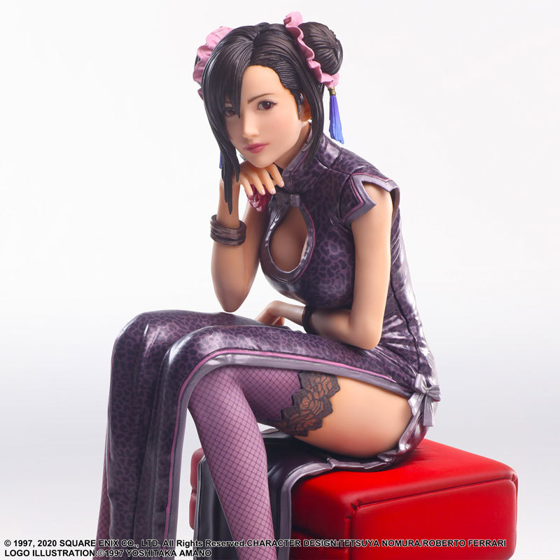 這個坐姿誘人嗎?STATIC ARTS『FF7RE 蒂法.洛克哈特 格鬥家禮服Ver.』預計 2023 年 03 月發售!