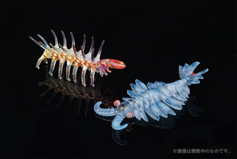 F-toys美麗又怪異的「可動古生物」轉蛋 機械奇蝦、骸骨怪誕蟲塗裝 空想全開！