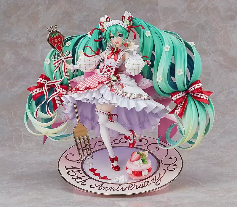 GSC「初音未來 15th Anniversary Ver.」1/7比例模型 以草莓為靈感的15週年紀念★