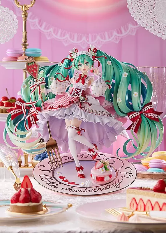 GSC「初音未來 15th Anniversary Ver.」1/7比例模型 以草莓為靈感的15週年紀念★