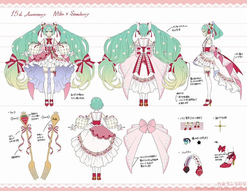 GSC「初音未來 15th Anniversary Ver.」1/7比例模型 以草莓為靈感的15週年紀念★