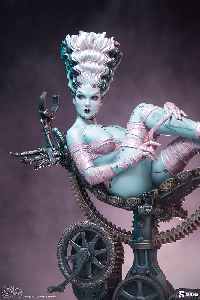 Sideshow × Olivia De Berardinis「重生的科學怪人新娘」（Frankie Reborn）全身雕像