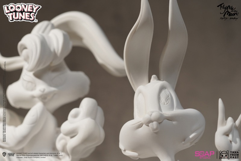 Soap Studio × Tik Ka From East《樂一通》「帶我飛向月球」雕像 以中華古風重新詮釋兔巴哥、蘿拉兔！