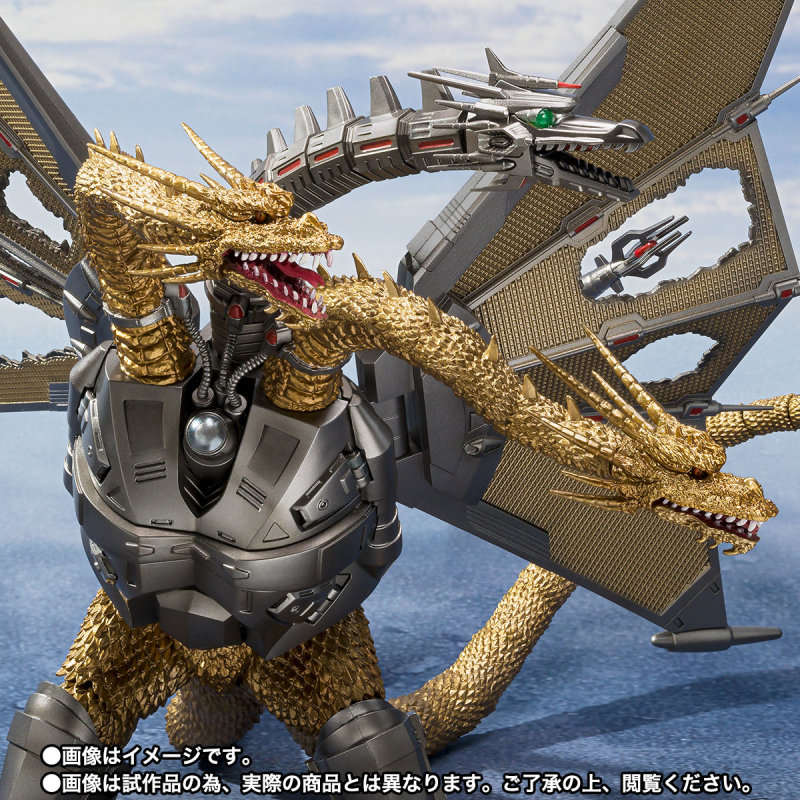 S.H.MonsterArts 機械王者基多拉 新宿決戰 Special Set 追加戰損雙翼再度回歸！