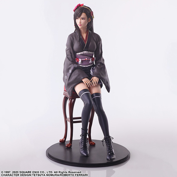 秀麗迷你裙和服造型立體化 STATIC ARTS『FF7重製版 蒂法 異國風禮服 Ver.』預計 2023 年 05 月發售！
