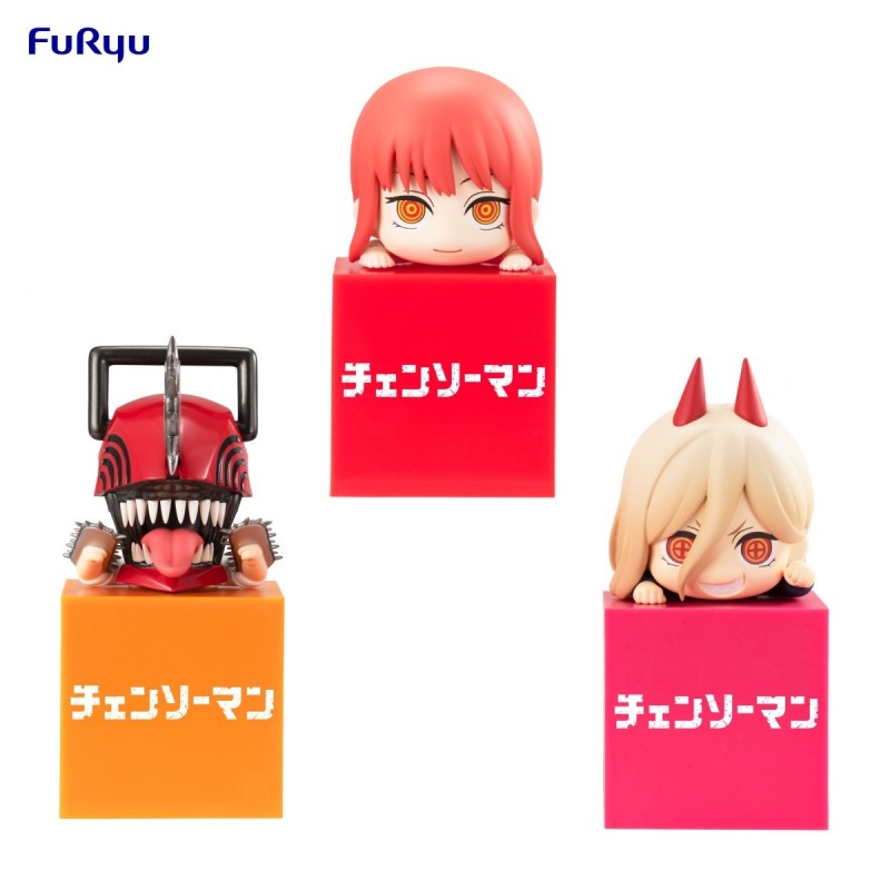 FuRyu景品《鏈鋸人》桌緣子系列「鏈鋸人 / 帕瓦 / 真紀真」Q萌趴姿登場！