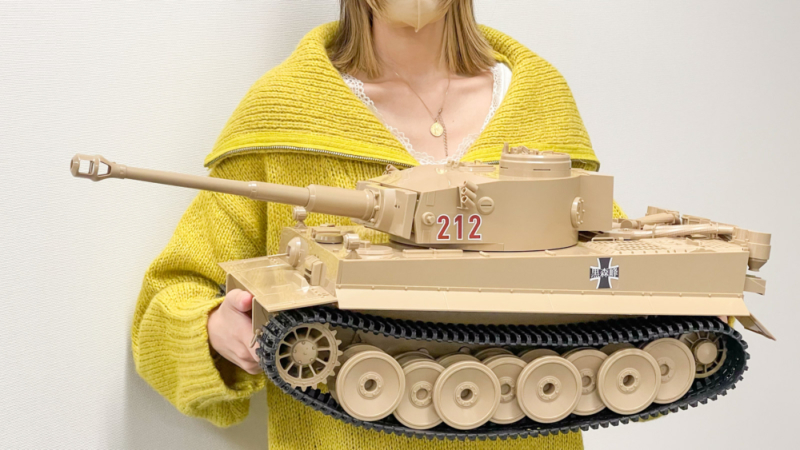 全長70 公分的無敵戰車！figma Vehicles《少女與戰車》虎式戰車 Tiger I 1/12比例模型 
