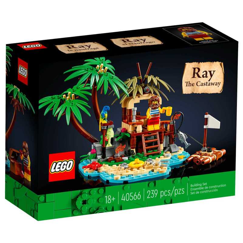 LEGO 40566「流浪者雷」（Ray The Castaway）滿額禮 情報公開 在迷你小島上愜意度假！