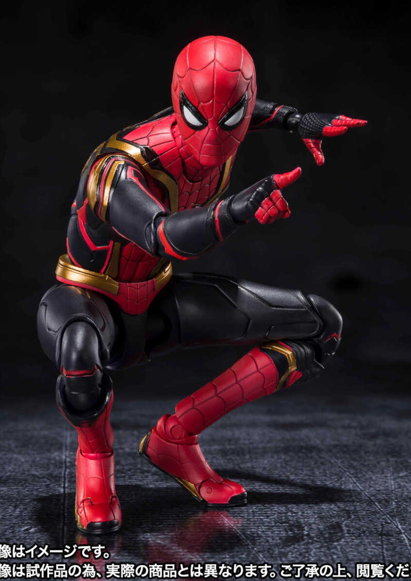 S.H.Figuarts《蜘蛛人：無家日》「蜘蛛人［Integrated Suit］-最終決戰版本-」可動人偶 三代同堂的最後一片拼圖！