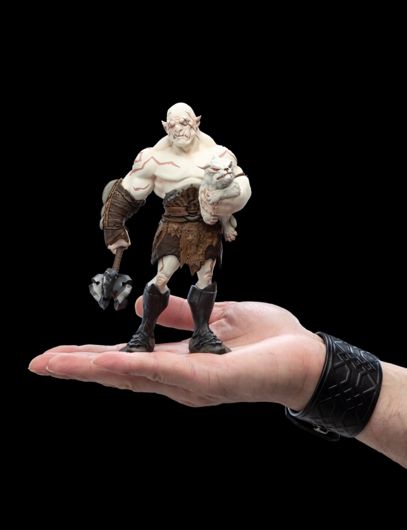 WETA MINI EPICS 系列《哈比人:意外旅程》毀滅者阿索格(Azog The Defiler)搪膠人偶