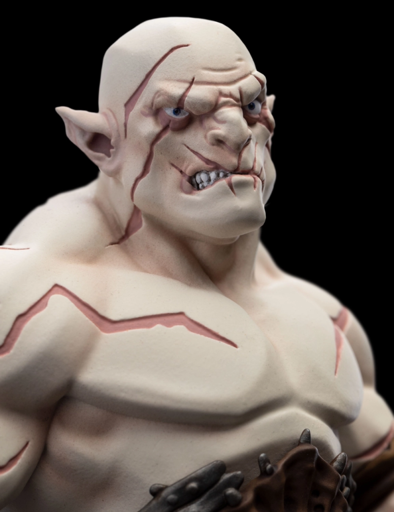 WETA MINI EPICS 系列《哈比人:意外旅程》毀滅者阿索格(Azog The Defiler)搪膠人偶