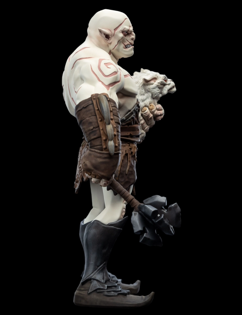 WETA MINI EPICS 系列《哈比人:意外旅程》毀滅者阿索格(Azog The Defiler)搪膠人偶