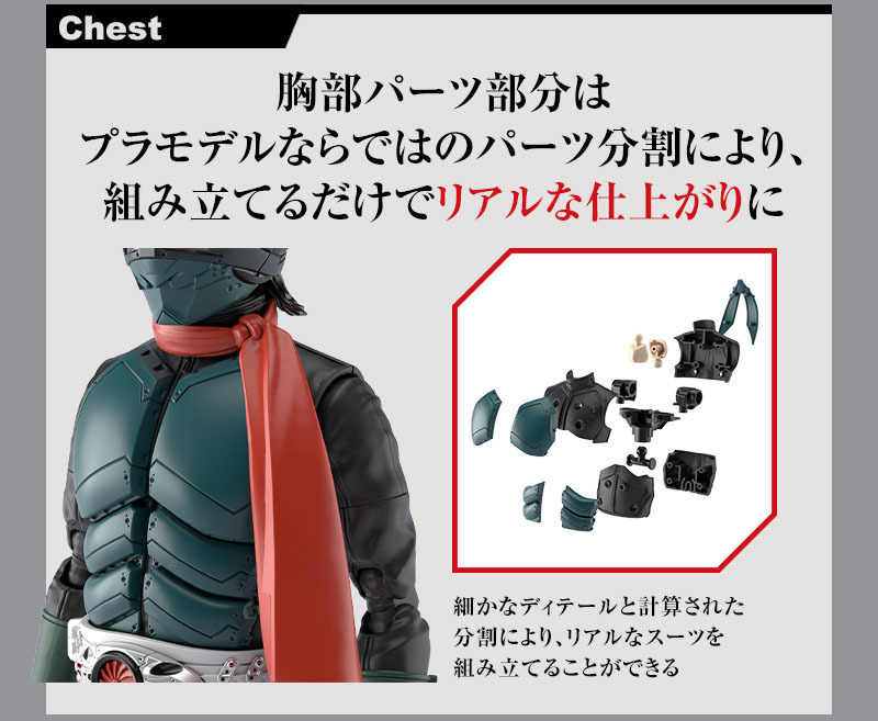 庵野版本鄉猛新造型立體化『Figure-rise Standard 新・假面騎士』預計 2023 年 03 月發售!