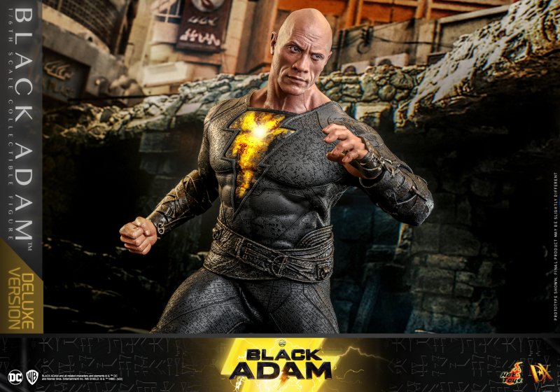 Hot Toys《黑亞當》黑亞當（Black Adam）豪華版1/6 比例收藏級人偶將附上岩石質感的王座地台！ | 玩具人Toy People News