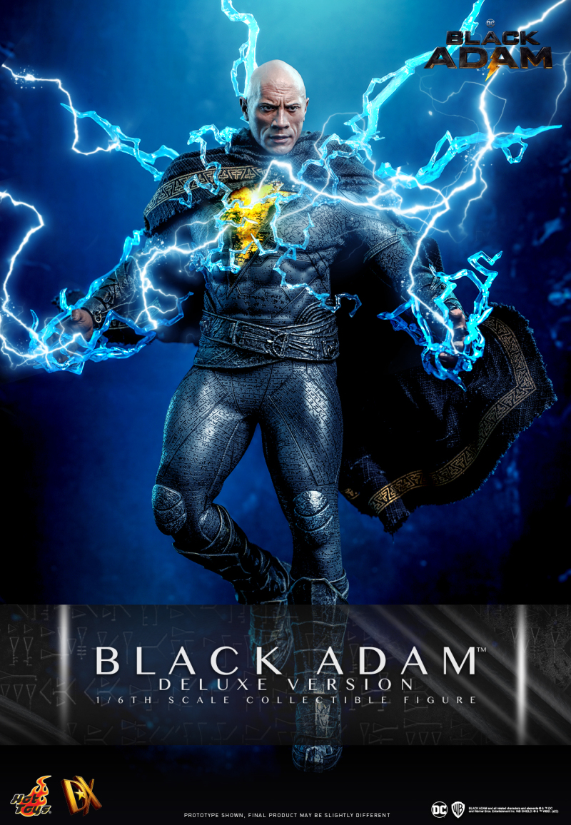 Hot Toys《黑亞當》黑亞當（Black Adam）豪華版 1/6 比例收藏級人偶 將附上岩石質感的王座地台！