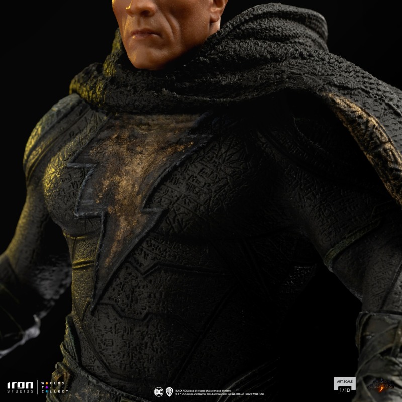Iron Studios《黑亞當》黑亞當（Black Adam）1/10 比例全身雕像 阿努比斯雕像殘骸底座超帥！