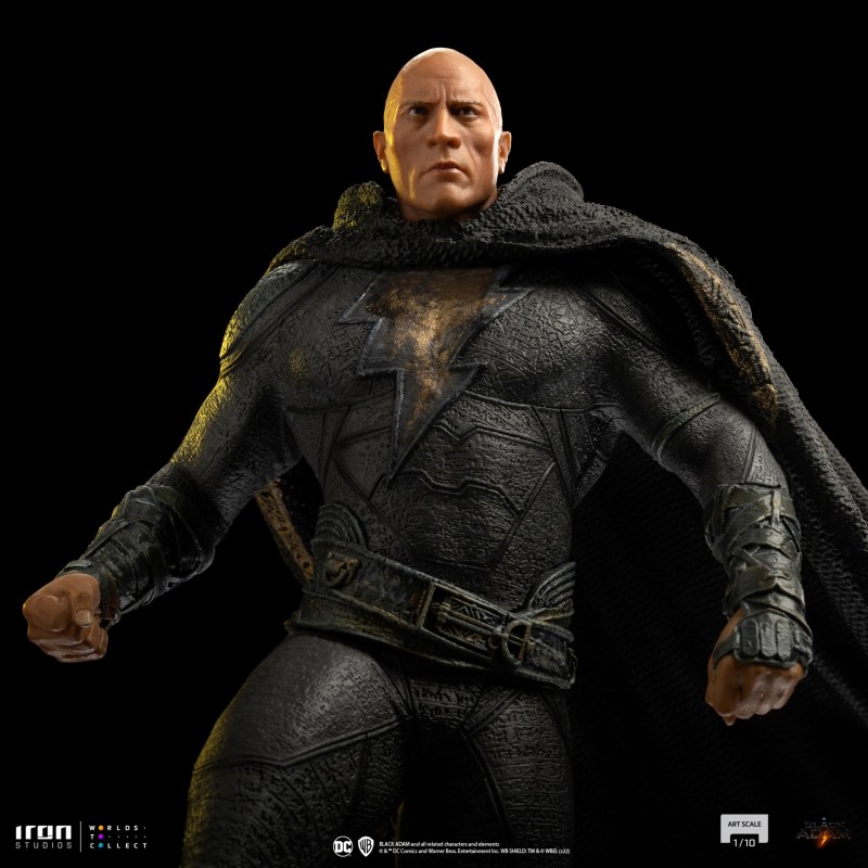 Iron Studios《黑亞當》黑亞當（Black Adam）1/10 比例全身雕像 阿努比斯雕像殘骸底座超帥！