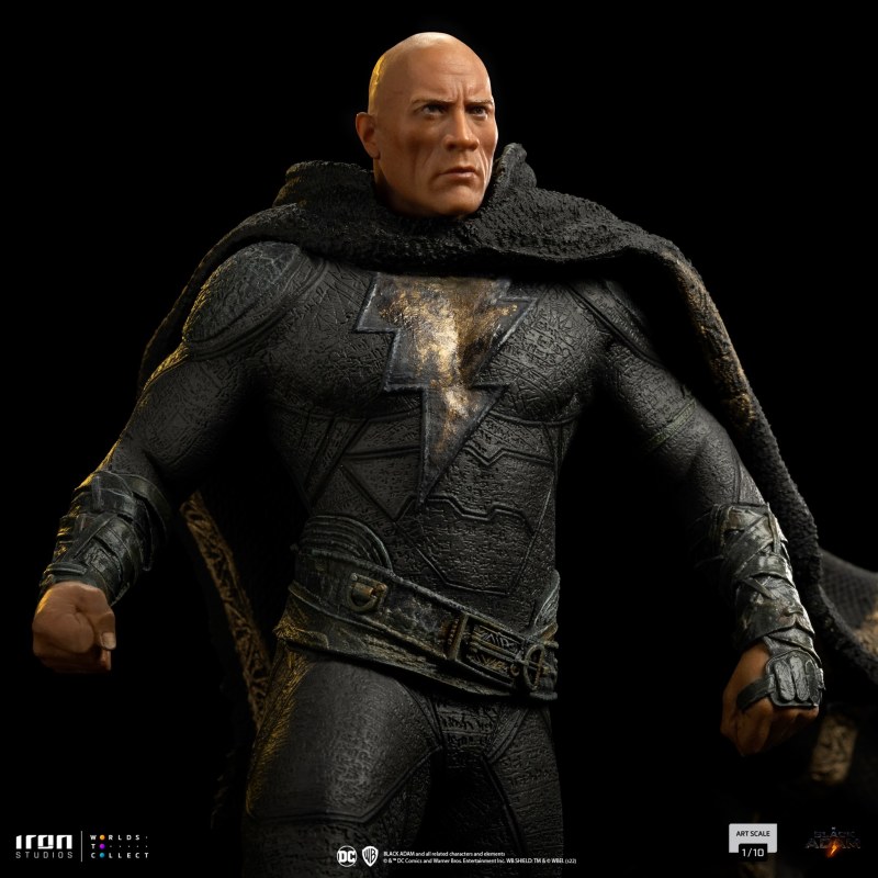 Iron Studios《黑亞當》黑亞當（Black Adam）1/10 比例全身雕像 阿努比斯雕像殘骸底座超帥！