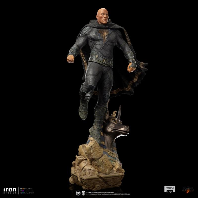 Iron Studios《黑亞當》黑亞當（Black Adam）1/10 比例全身雕像 阿努比斯雕像殘骸底座超帥！