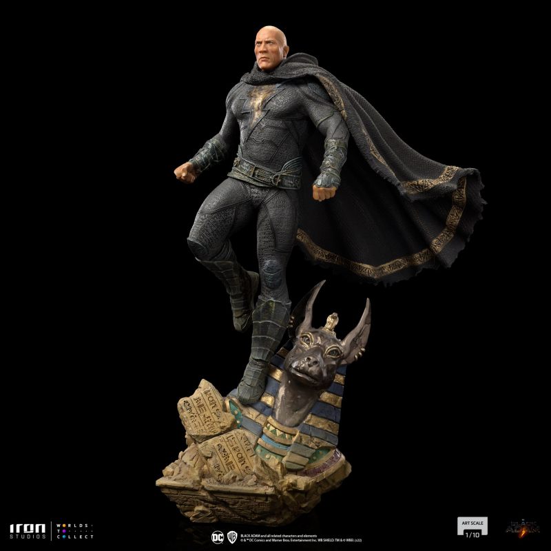 Iron Studios《黑亞當》黑亞當（Black Adam）1/10 比例全身雕像 阿努比斯雕像殘骸底座超帥！