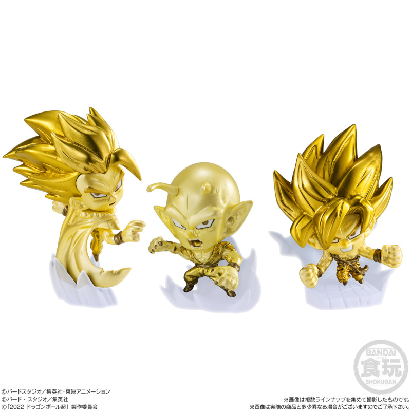BANDAI CANDY人氣第七彈「七龍珠超戰士7」盒玩 劇場版角色金光閃閃登場~