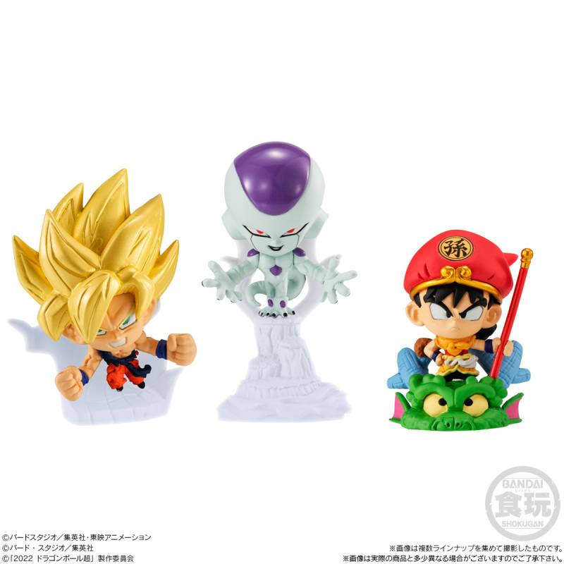 BANDAI CANDY人氣第七彈「七龍珠超戰士7」盒玩 劇場版角色金光閃閃登場~