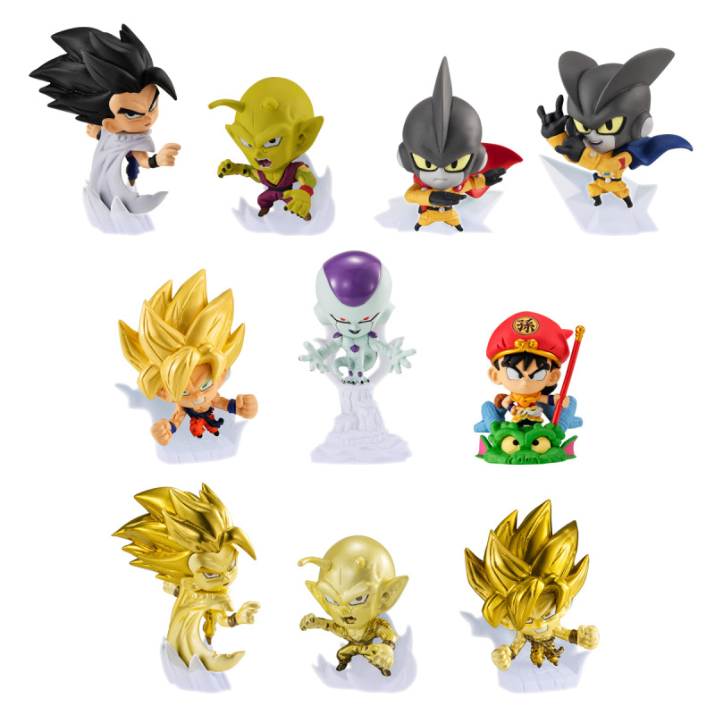 BANDAI CANDY人氣第七彈「七龍珠超戰士7」盒玩 劇場版角色金光閃閃登場~