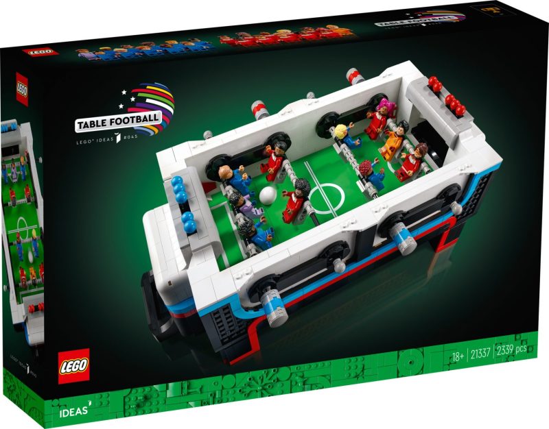 LEGO 21337 Ideas 系列「手足球」Table Football 操控五人球隊享受進球快感！