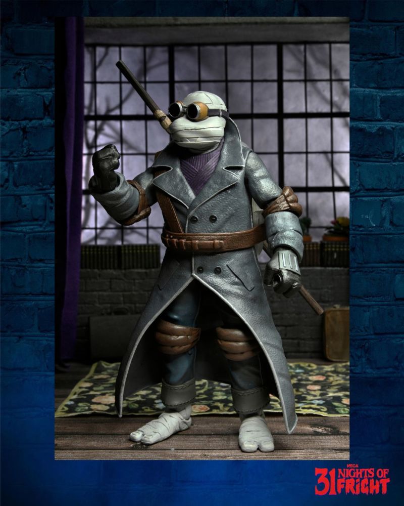 NECA 環球怪物×忍者龜「隱形人多納泰羅」7 吋可動人偶（Donatello as The Invisible Man）