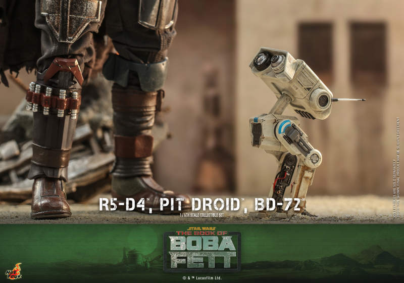 Hot Toys《波巴·費特之書》「R5-D4&Pit Droid&BD-72」1/6 比例收藏套組 機器人好幫手駕到!
