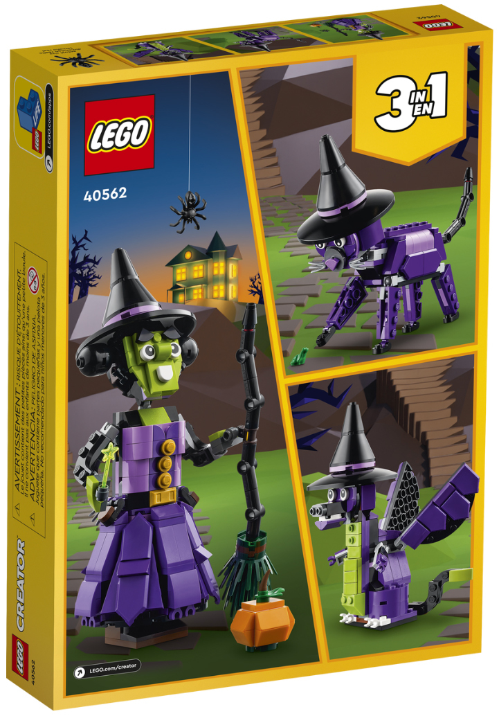 LEGO 40562 創意系列「神秘女巫」（Mystic Witch）多種拼搭方式還能化身為龍的有趣滿額禮！