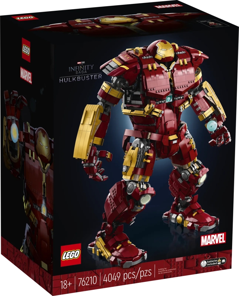 LEGO 76210《無限傳說》浩克毀滅者（Hulkbuster）突破四千片零件的重量級裝甲曝光！