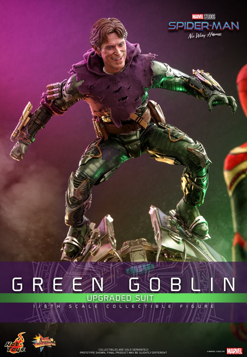 Hot Toys《蜘蛛人：無家日》綠惡魔 (升級戰衣版) 1/6 比例收藏級人偶（Green Goblin (Upgraded Suit)）