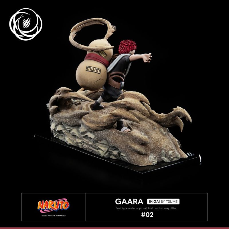 Tsume-Art IKIGAI 系列《火影忍者疾風傳》我愛羅 1/6比例模型 初次展現砂瀑送葬的震撼場景！