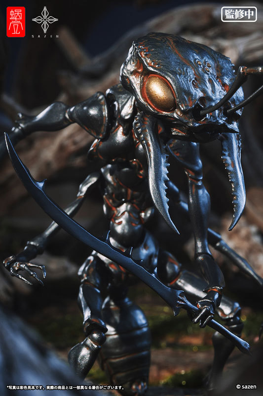 蝸之殼工作室×SAZEN 藝術家合作系列「蟻兵」無比例可動完成品 精密再現兇惡細節！