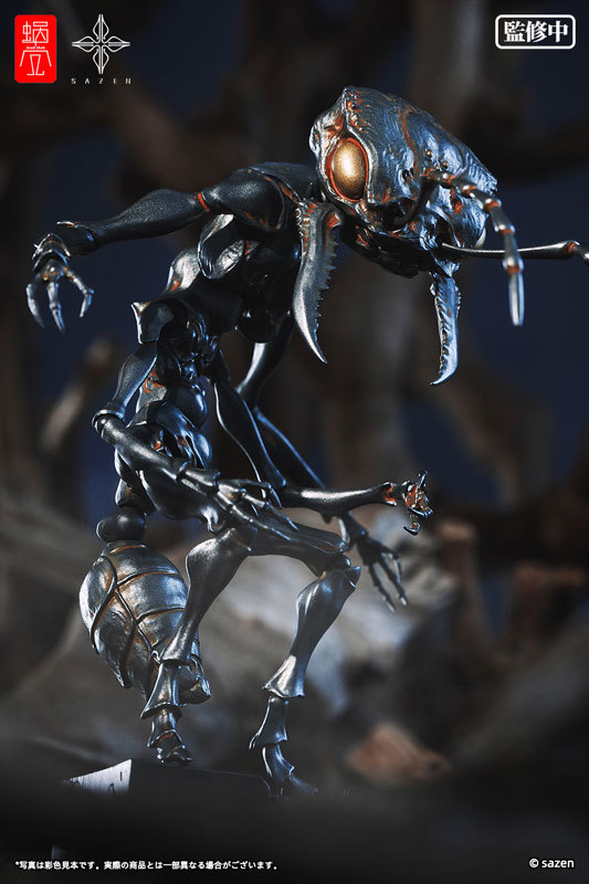 蝸之殼工作室×SAZEN 藝術家合作系列「蟻兵」無比例可動完成品 精密再現兇惡細節！