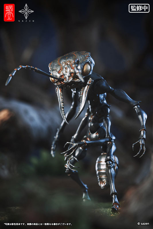 蝸之殼工作室×SAZEN 藝術家合作系列「蟻兵」無比例可動完成品 精密再現兇惡細節！