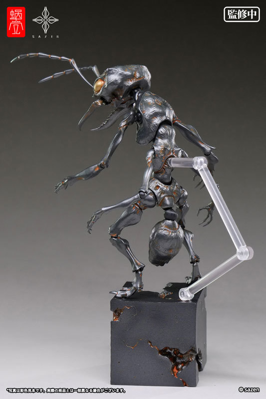 蝸之殼工作室×SAZEN 藝術家合作系列「蟻兵」無比例可動完成品 精密再現兇惡細節！