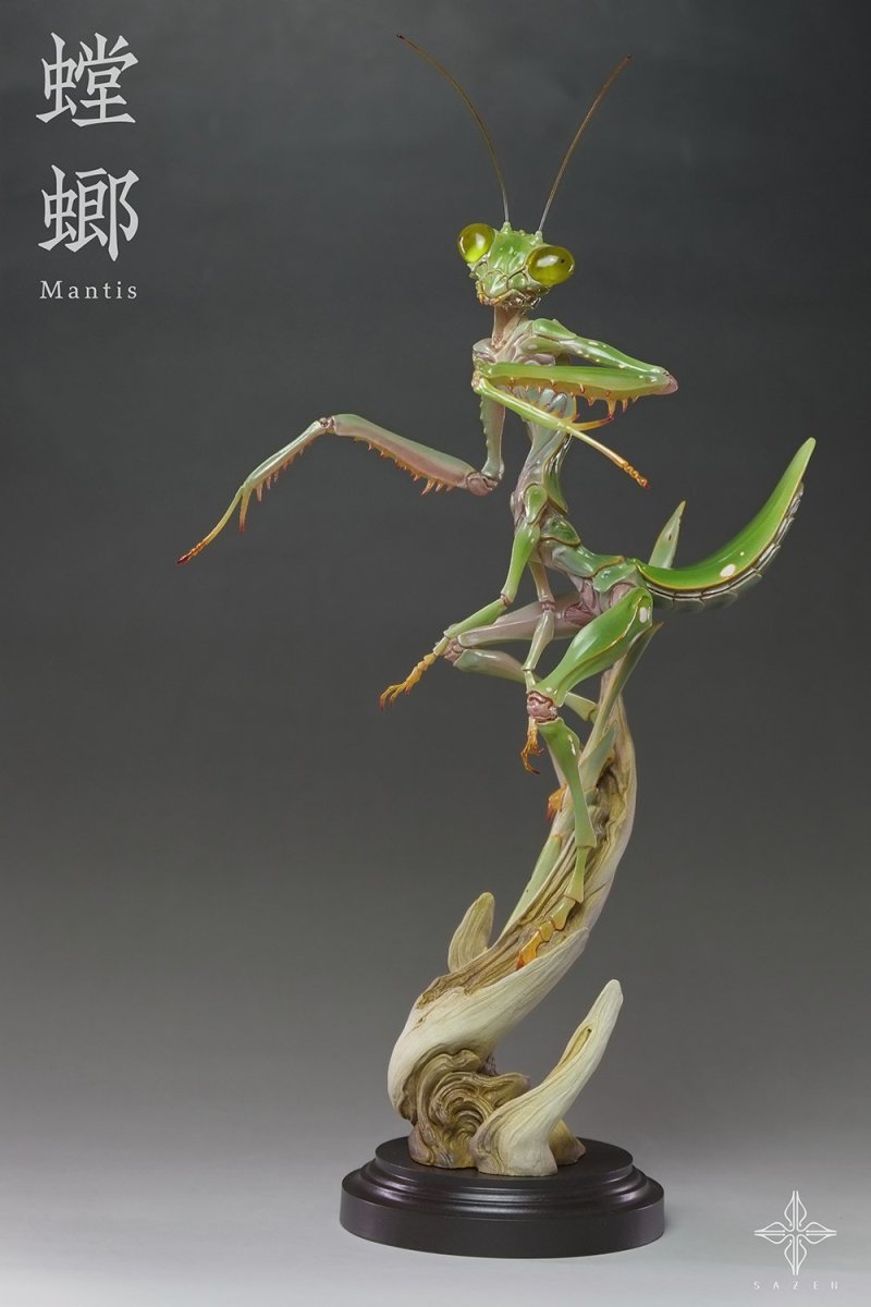 蝸之殼工作室×SAZEN 藝術家合作系列「蟻兵」無比例可動完成品 精密再現兇惡細節！