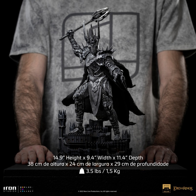 Iron Studios《魔戒》索倫(Sauron)1/10 比例全身雕像 君臨巴拉多的黑暗魔君!