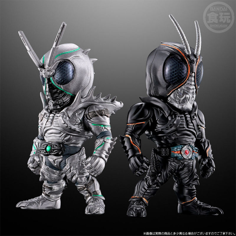 黑日、影月化為低頭身造型『CONVERGE KAMEN RIDER 假面騎士BLACK 黑日、影月化為低頭身造型『CONVERGE KAMEN RIDER 假面騎士BLACK