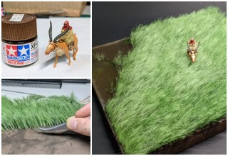 日本達人打造《魔法公主》名場面場景模型！阿席達卡騎著鹿的在草原的畫面完美重現～