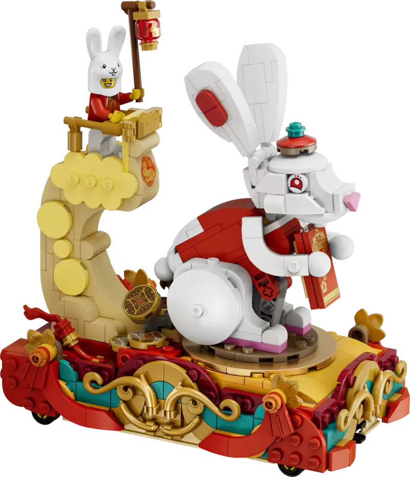 LEGO 80111「新春遊行」(Lunar New Year Parade)歡騰熱鬧的慶祝場面!