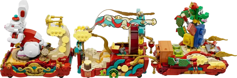 LEGO 80111「新春遊行」(Lunar New Year Parade)歡騰熱鬧的慶祝場面!