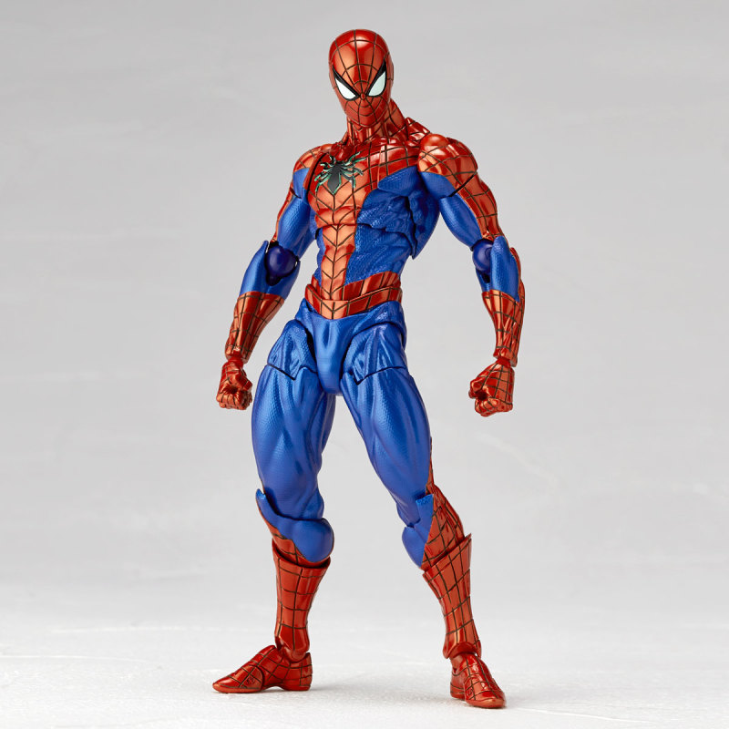 海洋堂 Amazing Yamaguchi 系列 MARVEL【蜘蛛人 Ver.2.0】可動人偶(スパイダーマン Ver.2.0)