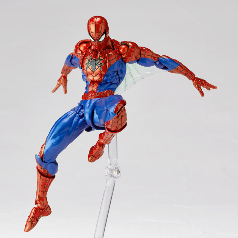 海洋堂 Amazing Yamaguchi 系列 MARVEL【蜘蛛人 Ver.2.0】可動人偶(スパイダーマン Ver.2.0)