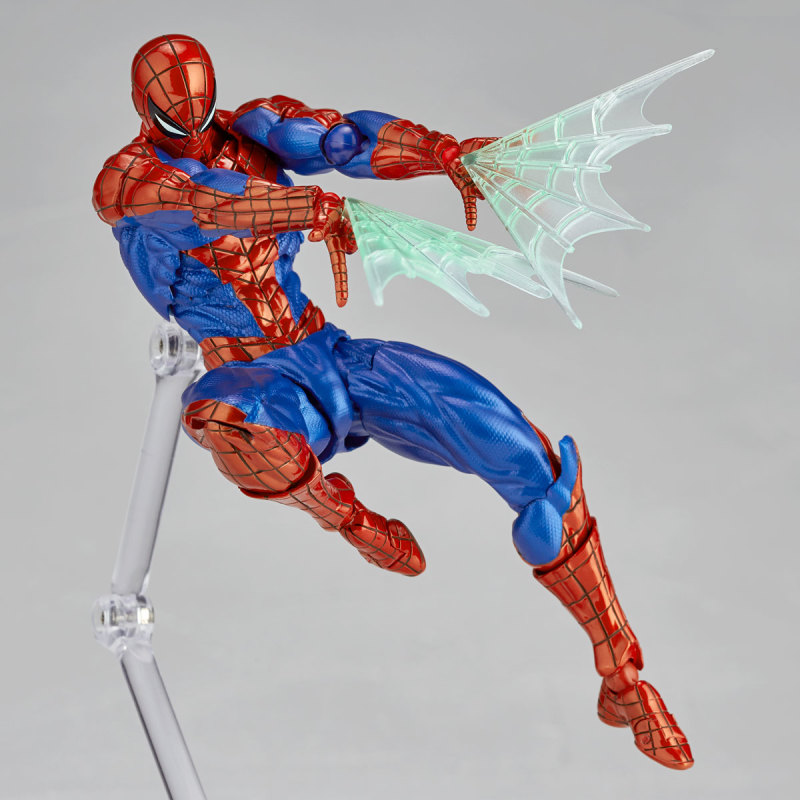 海洋堂 Amazing Yamaguchi 系列 MARVEL【蜘蛛人 Ver.2.0】可動人偶(スパイダーマン Ver.2.0)