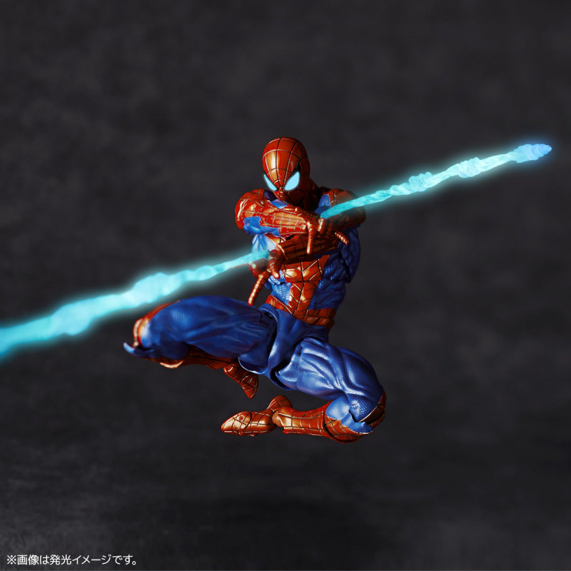 海洋堂 Amazing Yamaguchi 系列 MARVEL【蜘蛛人 Ver.2.0】可動人偶(スパイダーマン Ver.2.0)