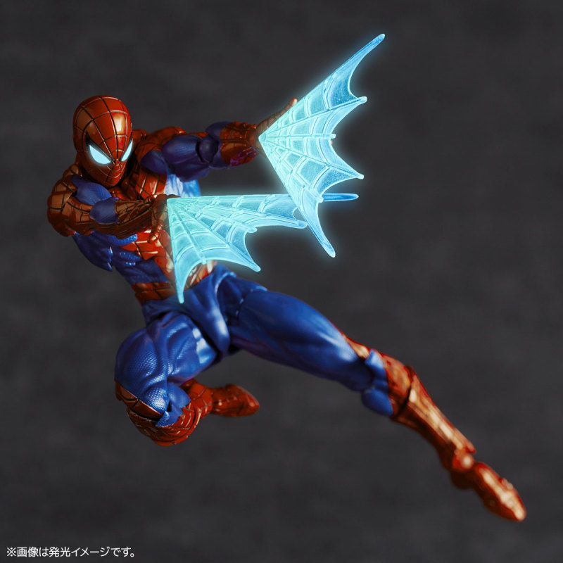 海洋堂 Amazing Yamaguchi 系列 MARVEL【蜘蛛人 Ver.2.0】可動人偶（スパイダーマン Ver.2.0）